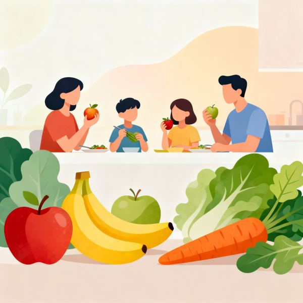 Przewodnik po zdrowym żywieniu dla całej rodziny