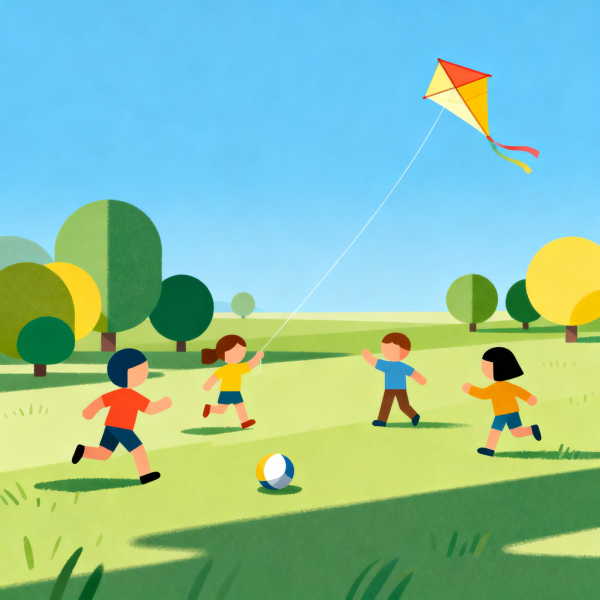 Zabawy na świeżym powietrzu z dziećmi